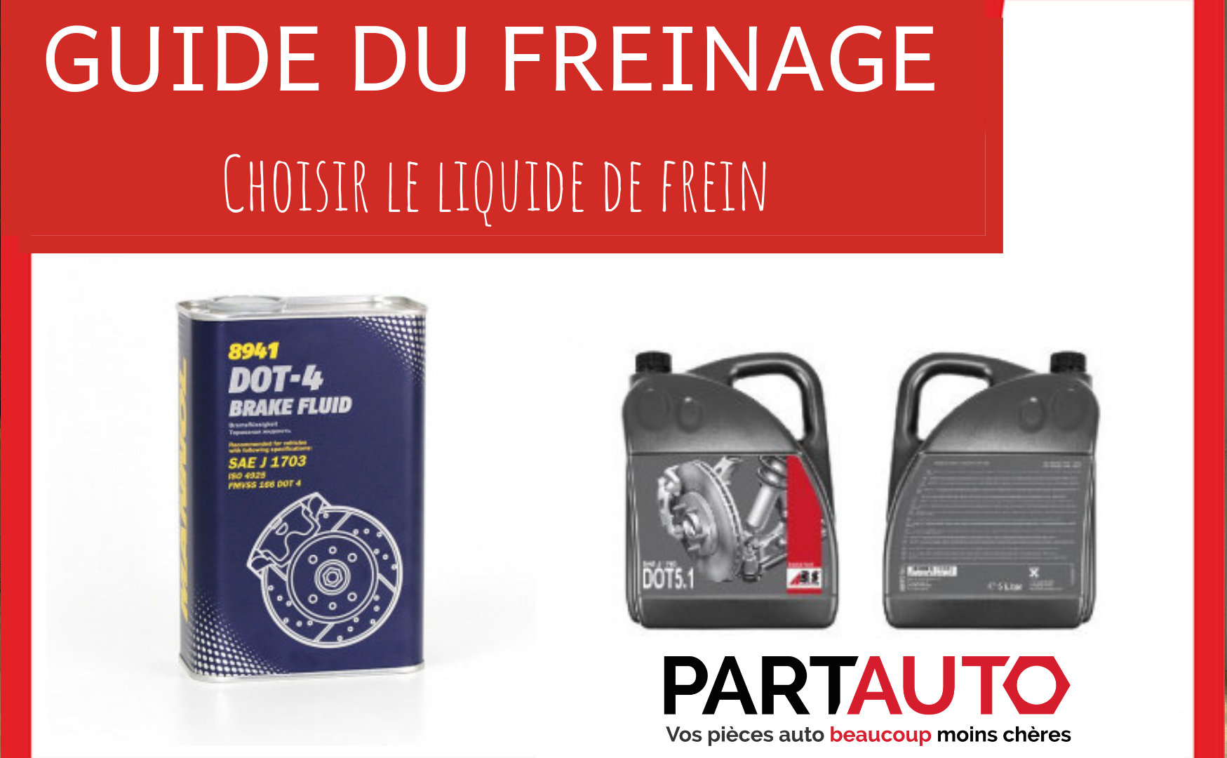 Guide du freinage : choisir son liquide de frein