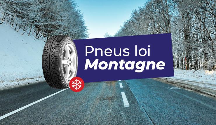 Panneau zone d'équipement hiver obligatoire B58 - B59