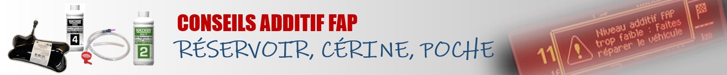 Additif FAP - Réservoir, Cérine, Eolys, poche