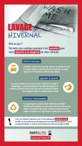 Lavage hivernal, Partauto vous explique pourquoi il est essentiel pour votre sécurité et la longévité de votre véhicule