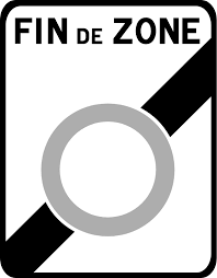 panneau ZFE-m B57 fin de zone